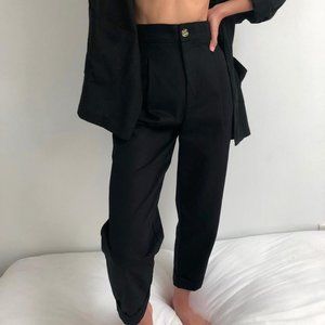 Na Nin Oliver twill pant Black